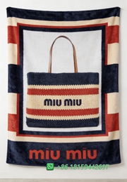 Miumiu Throw Blankets